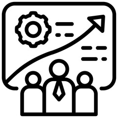 market outline style icon