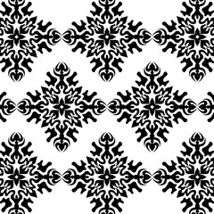 geometric cool abstract floral pattern