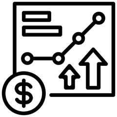 online outline style icon