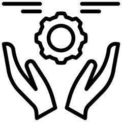 operation outline style icon