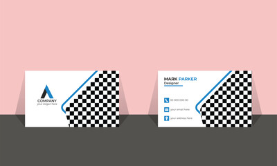 
creative modern name card and business card, Double-sided creative business card template, 
 Vector illustration,Modern presentation card with company logo, Vector business card 
template,Visiting ca