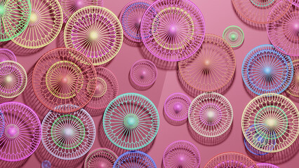 pattern of circles abstract backgorund