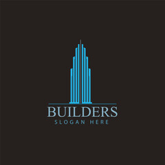 Obraz premium real estate logo template