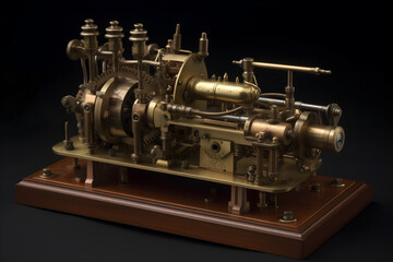Fototapeta premium old steampunk projector