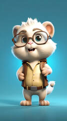 lovable cartoon character on a series of delightful adventures filled with laughter, friendship, and heartwarming moments.