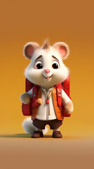 lovable cartoon character on a series of delightful adventures filled with laughter, friendship, and heartwarming moments.