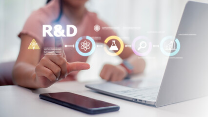 DevOps concept, software development and IT operations, agile programming.