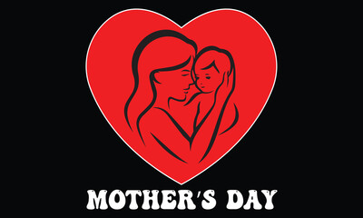 Mother's Day typography t-shirt design