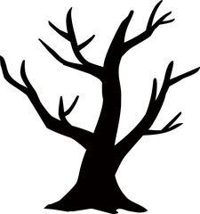 halloween tree silhouette