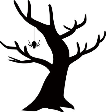 halloween tree silhouette