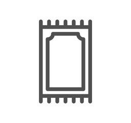 Religion symbols related icon outline and linear symbol.	
