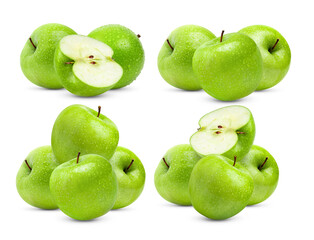 Green Apple Isolated on transparent png