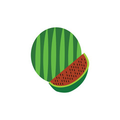 water melon icon design vector illustration