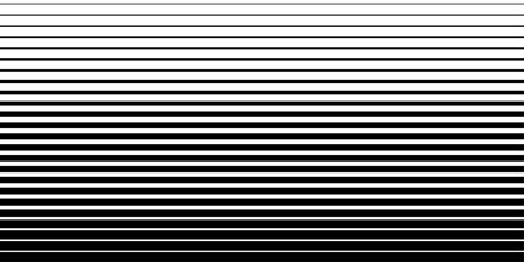 Line fade pattern. Faded halftone black lines isolated on white background. Degraded fades stripe for design print. Fadew halftones strip. Fading linear gradient. Geo transition. Vector illustration