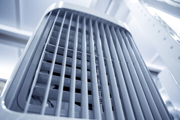 Air ventilation duct at the showroom of a large store