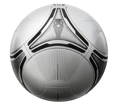 Modern soccer ball. Sport objects on transparent background.	