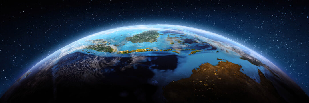Indonesia - Java and Bali air view