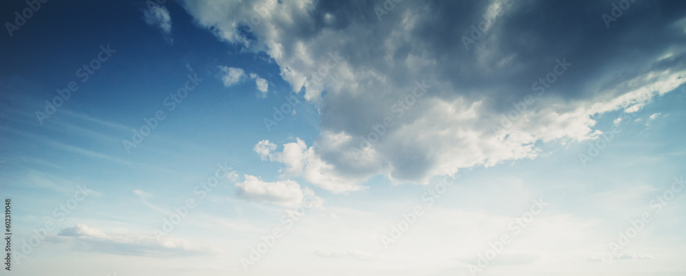 Wall mural cloudy sky colorful background
