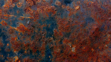 Rusty plate background.