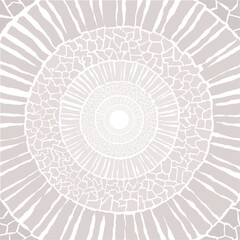 Small straight line background image interspersed with mosaic Form a circle and the circles overlap again.