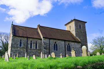 Fototapeta na wymiar St John The Baptist, Whitton, North Lincolnshire.