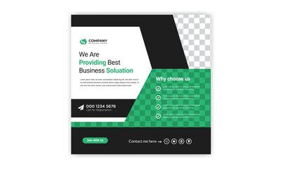 Marketing social media post design. Social media post banner design. webinar template design. Instagram post template