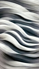 Wave design abstract background white black curves