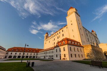 Fototapeta premium View of Bratislava castle, Slovakia