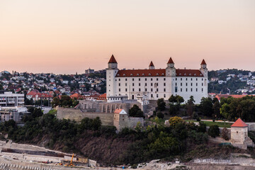 Naklejka na ściany i meble View of Bratislava castle, Slovakia