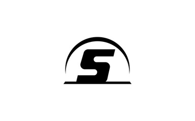 S Letter logo template with modern style.