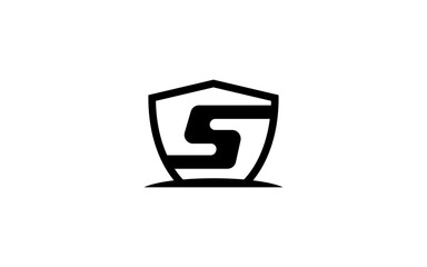 S Letter logo template with modern style.