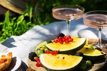 Outdoor summer picnic