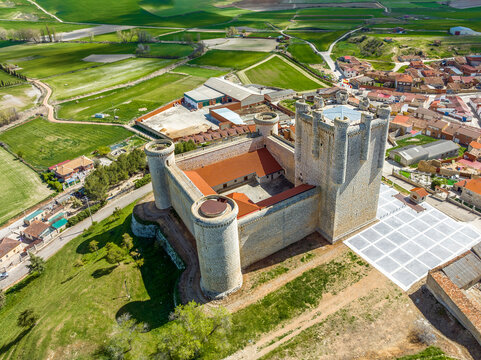 Castle Communards Torrelobaton in Valladolid Spain