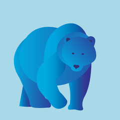 illustration vector graphic of animal in geometric