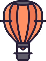 hot air balloon icon