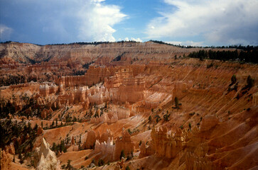 erosion in Bryce Canyon National Park in Utah
