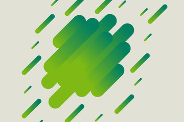 Abstract gradient green color splash geometric graphic. Vector illustration for background wallpaper poster and presentation