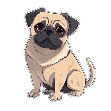 recommend clip art: Cute Pug Clipart Cartoony Pug Vector Pug Dog Clipart for Stickers Cute Dog Clipart Pug Sticker Animal Clipart Animal Vector Dog Clipart for Kids Pug Clipart Pug Transparent Background