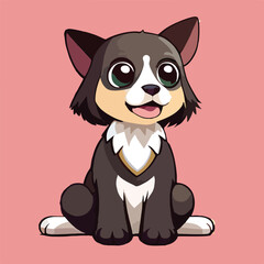 dog cartoon character cute funny vector illustration eps 10