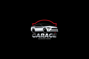 Fototapeta na wymiar Automotive industry business logo Car Garage. Concept vetor Design template