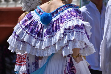 Panamenial heritage cultural dress typical cultural parade