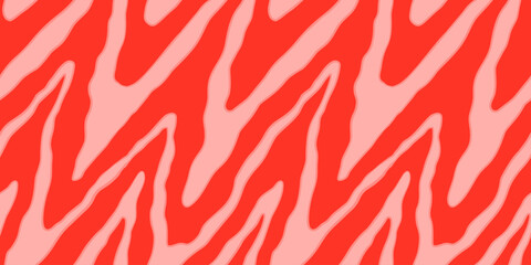 Salmon filet vector seamless pattern. Food abstract texture.