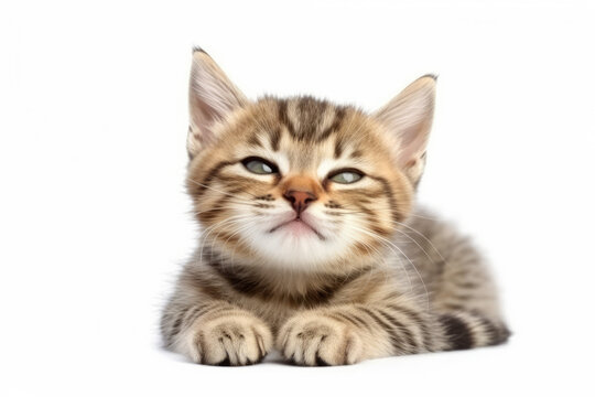 cute kitty cat created with Generative AI technology