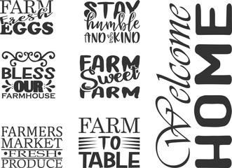Farm house  Quotes SVG Bundle 