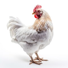 Fototapeta premium chicken isolated on white background