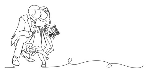 Fathers day line art vector illustration, father and daughter line art hand drawn illustration