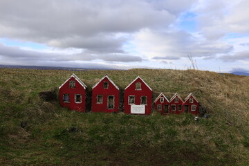 Fototapeta na wymiar View on a church to Iceland