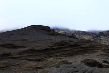 Fototapeta premium View on a mountain to Iceland