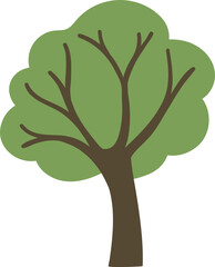 Obraz premium Decorative Simple Tree Illustration