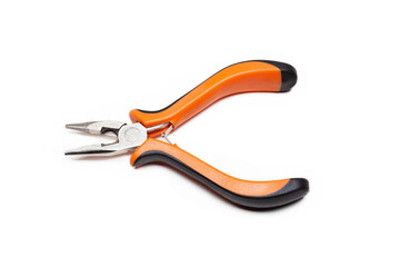 Obraz premium Pliers, narrow nose pliers isolated on white